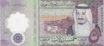 Arabia Saudita 5 Riyals,  King Salmane - 2020 - Polymer - UNC