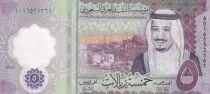 Arabia Saudita 5 Riyals,  King Salmane - 2020 - Polymer