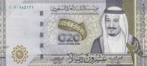 Arabie Saoudite 20 Riyals,  Roi Salmane - 2020 - Polymer - Neuf -G20