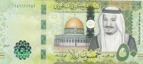 Arabie Saoudite 50 Riyals,  Roi Salmane - 2021 (2022)