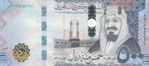 Arabie Saoudite 500 Riyals,  Roi Abdul Aziz - La Mecque - 2021 (2022)