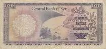Arabische Republik Syrien 100 Pounds - Silo - Hydroelectric dam - 1966