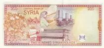 Arabische Republik Syrien 200 Pounds - Monument - Factory - 1997 - P.109