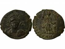 Arcadius  - Nummus, Seated Constantinople - 401 / 403 Nicomedia