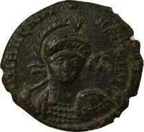 Arcadius  - Nummus, Seated Constantinople - 401 / 403 Nicomedia