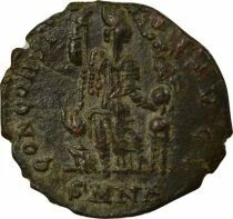Arcadius  - Nummus, Seated Constantinople - 401 / 403 Nicomedia