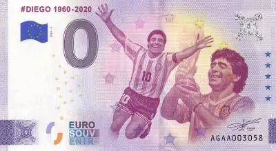 Argentina 0 euro Souvenir - Diego 1960-2020 - 2025
