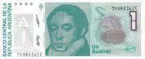 Argentina 1 Austral - Bernardino Rivadavia - Liberty - 1985 - Serial C - UNC - P.323a