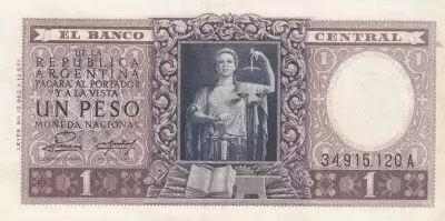 Argentina 1 Peso - Bartolom� Mitre - Museum - 1816 - Serial A