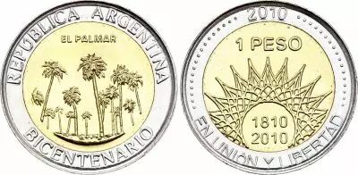 Argentina 1 Peso - El Palmar - 2010 - Bimetal