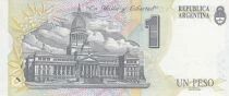 Argentina 1 Peso - Pelligrini - Central Bank - 1993 - Series D