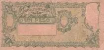 Argentina 1 Peso - Republic of Argentina - 1945 - Serial J