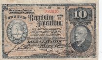 Argentina 10 Centavos - Domingo F. Sarmiento - 1891