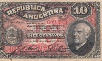 Argentina 10 Centavos - Domingo F. Sarmiento - 1895