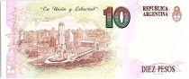 Argentina 10 Pesos, Manuel Belgrano - 1992