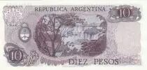 Argentina 10 Pesos Arthur Maury - Serial D - 1973/1976