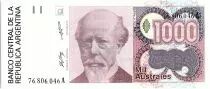 Argentina 1000 Austales, Julio A Roca - 1988