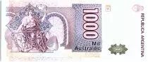 Argentina 1000 Austales, Julio A Roca - 1989