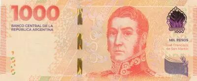 Argentina 1000 Pesos - Jos� Francisco de San Martin - 2023 - Letter A