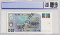 Argentina 1000 Pesos Argentinos  - 1983 - Specimen - PCGS 63 OPQ