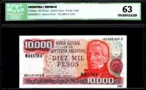 Argentina 10000 Pesos J. San Martin - National park - 1976 - ICG UNC63