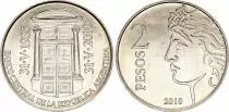 Argentina 2 Pesos - 75th Anniversary of the Central Bank - 2010