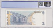 Argentina 2 Pesos Bartolomé Mitre - Musée - 1997 - Spécimen - PCGS 68 OPQ