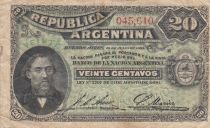 Argentina 20 Centavos - Bartolomé Mitre - 1895 - P.229