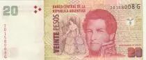 Argentina 20 Pesos - Juan Manuel De Rosas - Boats - ND (2018) - Serial G