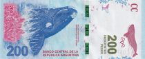 Argentina 200 Pesos - Whale - 2020 - Serial E - UNC - P.NEW
