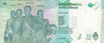 Argentina 5 Pesos - J. San Martin - Bolivar, Mendoza, Artigas - 2015 - Serial A - P.359