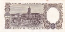 Argentina 5 Pesos - José De San Martin - ND (1960-1962) - Serial A - P.275