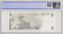 Argentina 5 Pesos Jose de San Martin - 1998 - Specimen - PCGS 68 OPQ