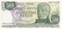 Argentina 50 Pesos - J. San Martin - Cerro de la Gloria Mendoza - 1977 - Letter D - PUNC - P.303c