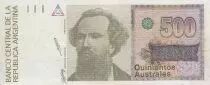 Argentina 500 Austales, Nicolas  Avellanedas - 1990