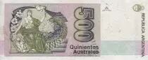 Argentina 500 Austales, Nicolas  Avellanedas - 1990