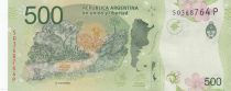 Argentina 500 Pesos Jaguar - 2020 - Suffix P - UNC - P.365