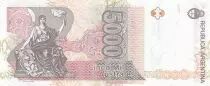 Argentina 5000 Australes - Juarez Celman - Liberty - 1989 - 1991 - Series C