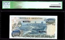 Argentina 5000 Pesos J. San Martin - Mar del Plata - 1977 - ICG AU/UNC60
