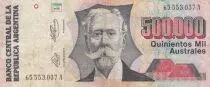 Argentina 500000 Australes - M. Manuel Quitana  - 1991 - Serial A