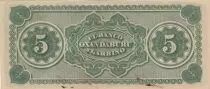 Argentina Banco Oxandaburu y Garbino  - 1869