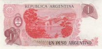 Argentine 1 Peso Argentino Argentino, J. San Martin - 1983