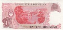 Argentine 1 Peso Argentino Argentino, J. San Martin - A - 1983