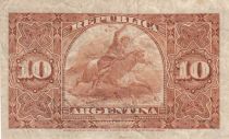 Argentine 10 Centavos - Domingo F. Sarmiento - 1891