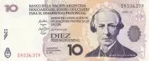 Argentine 10 Pesos - Juan Bautista Alberdi - 30-09-2006 - Série A
