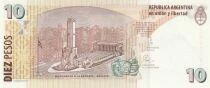Argentine 10 Pesos - M. Belgrano - Rosario - 2000 - S&eacute;rie C