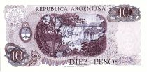 Argentine 10 Pesos, Général Belgrano - 1976