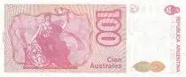 Argentine 100 Australes D. F. Sarmiento - Libert&eacute; - 1990 - S&eacute;rie D