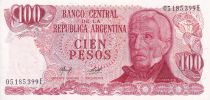 Argentine 100 Pesos - J. San Martin - Ushuaia - 1976 - Lettre E - NEUF - P.302