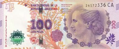 Argentine 100 Pesos Eva Peron (Evita) - S�rie CA